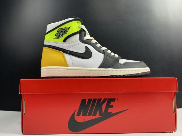Cheap TBkick HIGH OG 1 'VOLT JORDAN RETRO AIR GOLD' 555088-118 0802